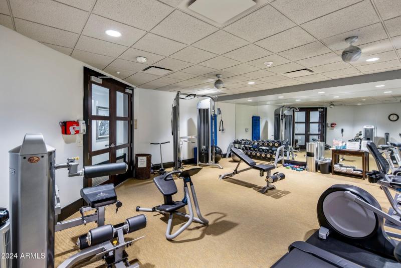 Gym on unit floor-2
