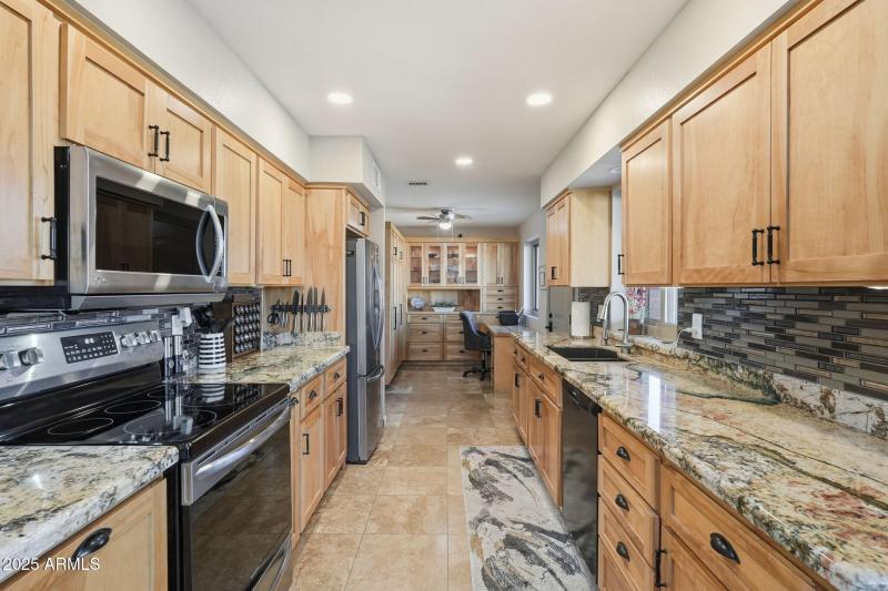Beautiful Cabinetry in updated Kitchen