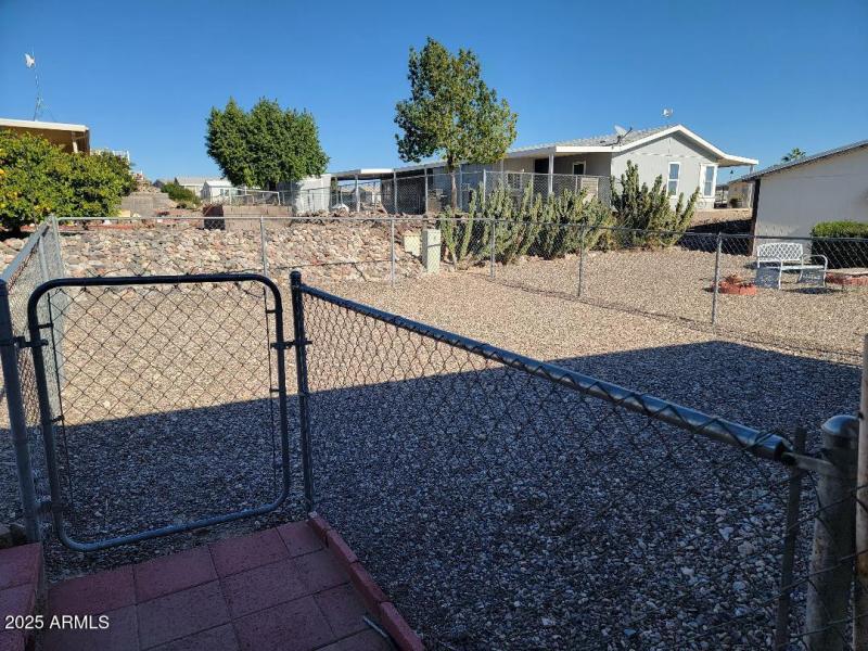 812 fenced yard