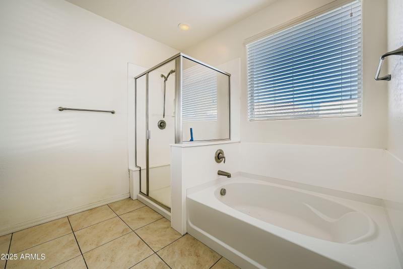 Separate Bath & Shower