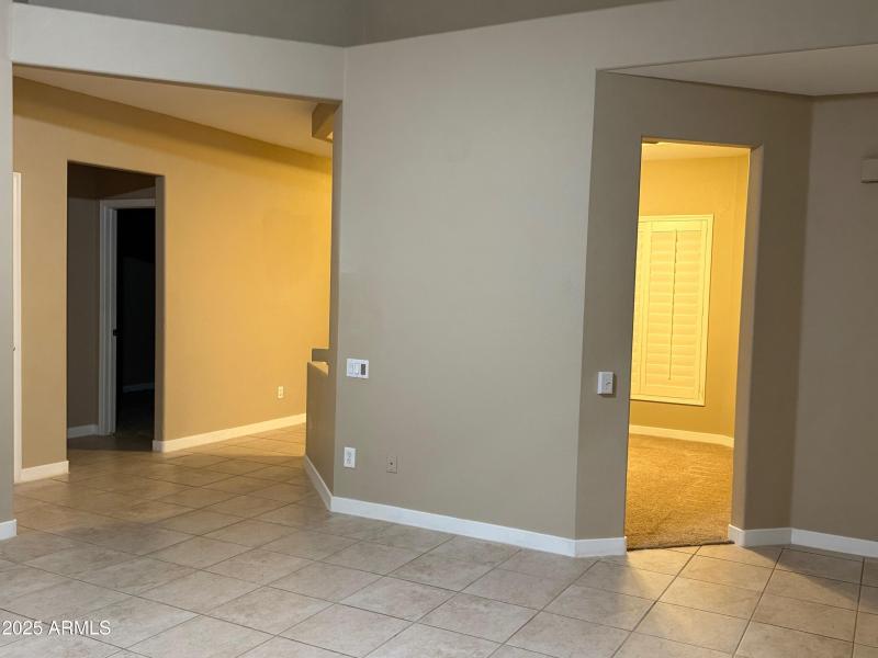 front toward kitchen