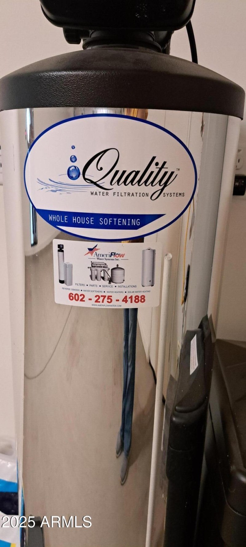 Whole house water softener