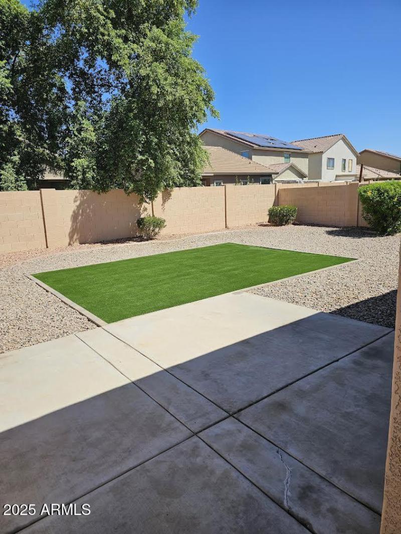 Extended Patio & new turf