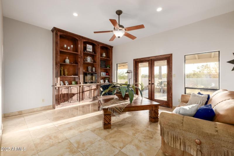 Built in Library Wall