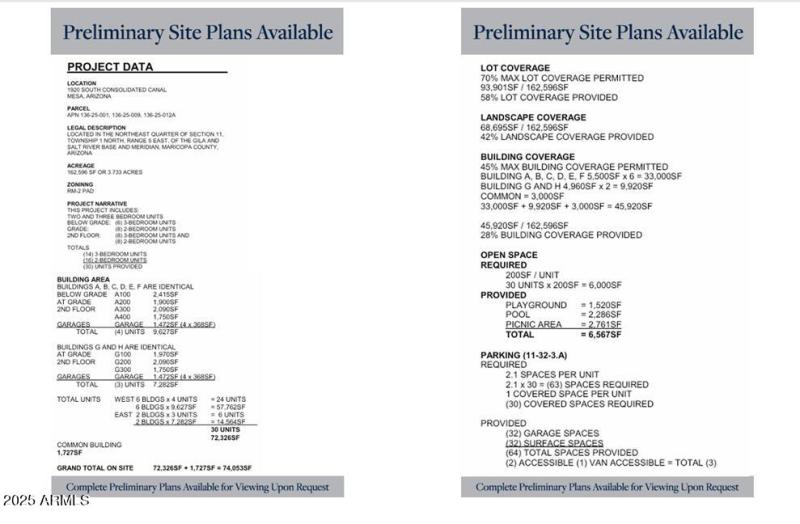 Preliminary Design - Detailed plans avai