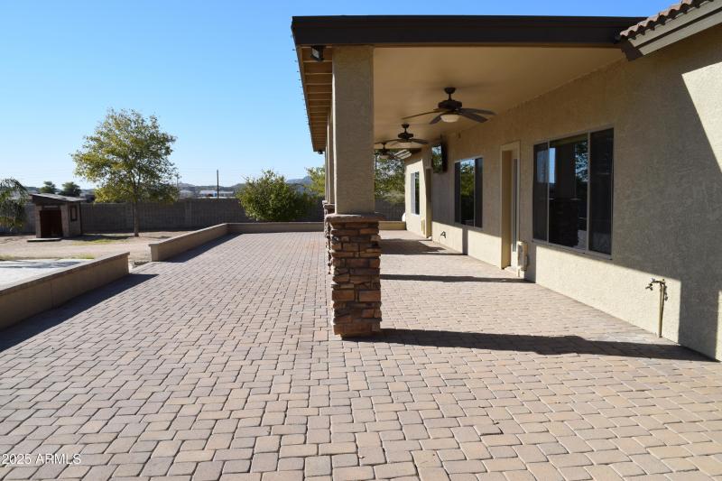 Paver Back Patio