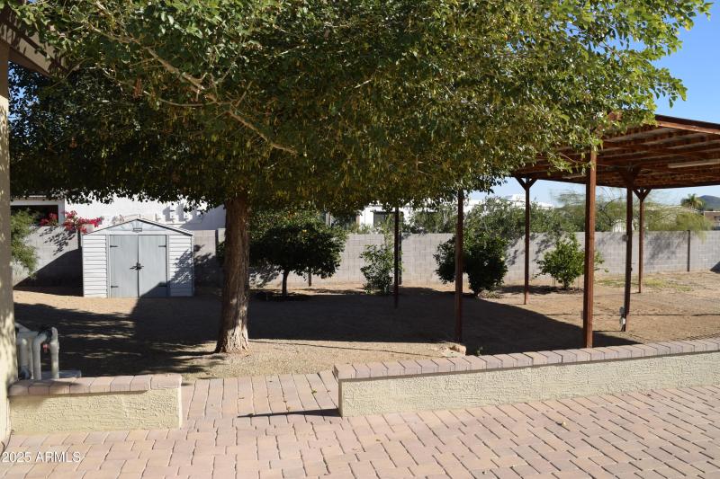 Covered Parking in Backyard