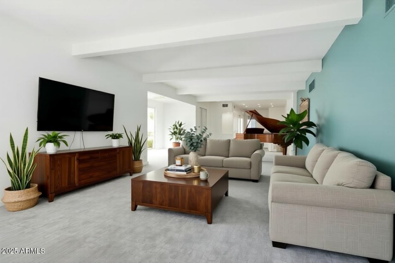 Living Room - Virtually Staged