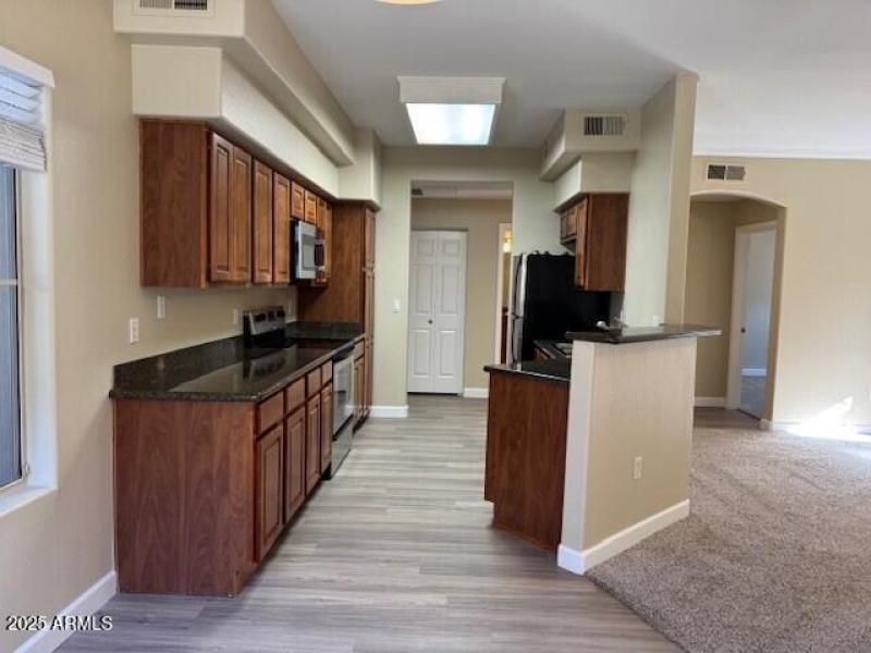 Kitchen, Hall Laundry & LR