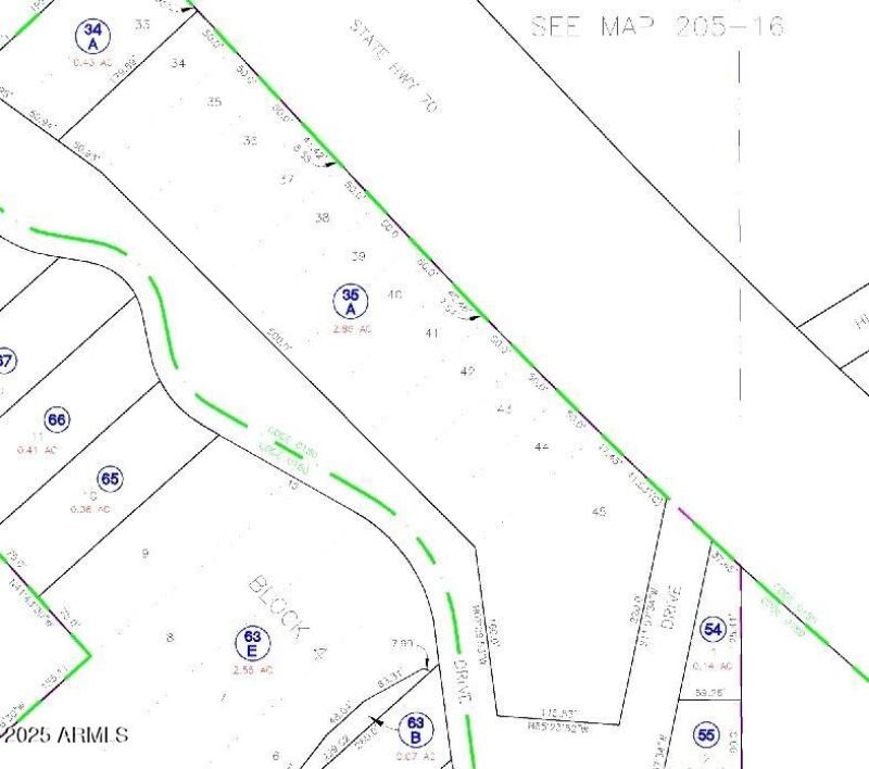 Gila County Plat Map