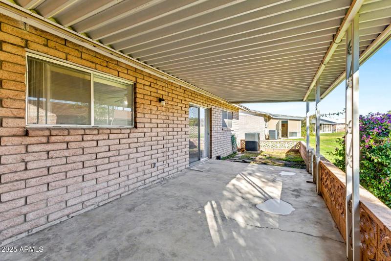 Covered Back Patio