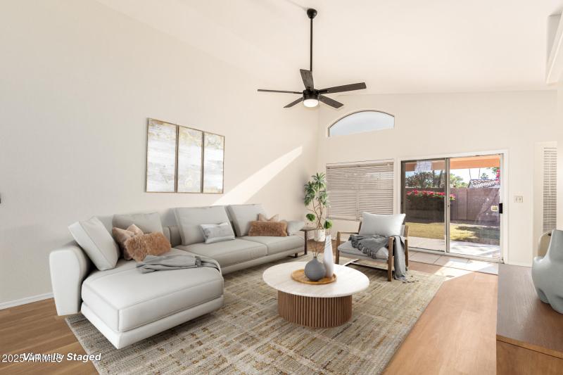 Virtually Staged Living Room