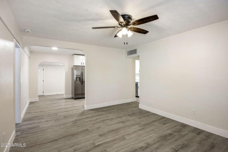 Living Room Opening to Kitchen