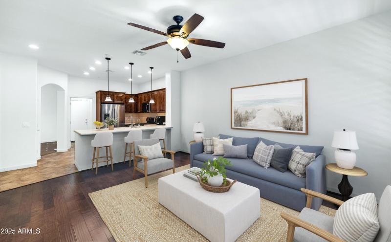 Great Room Open to Kitchen