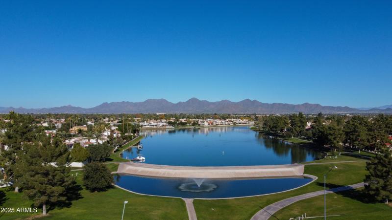 Drone of Lake Margherite
