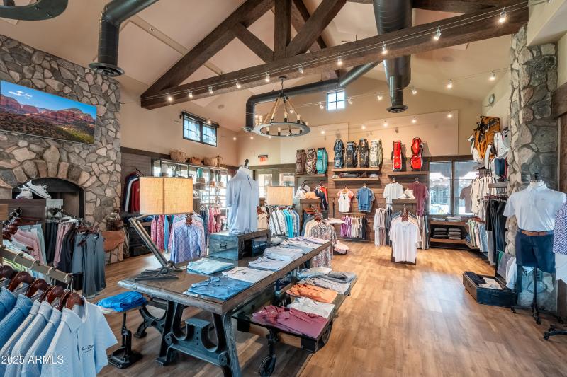 Clubhouse golf pro shop