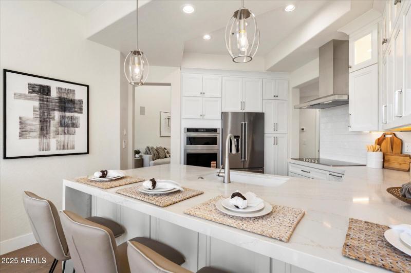 Island Seating and Extra Storage