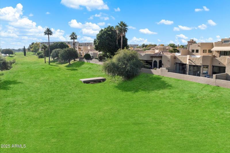 View of Greenbelt area behind home