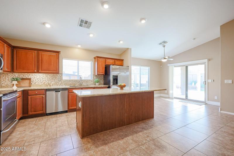 Opens to Dining Area