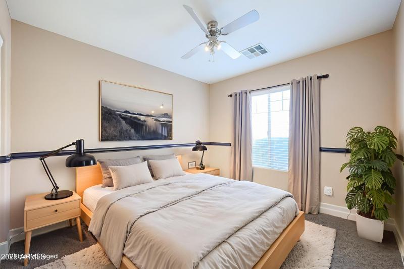 Bedroom 2 - Virtually Staged