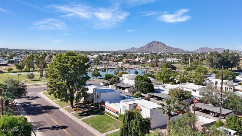 Scottsdale Aerial with Camelback Mt