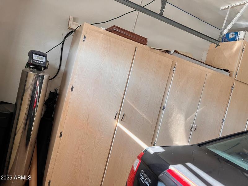 Water filtration system and storage cabi