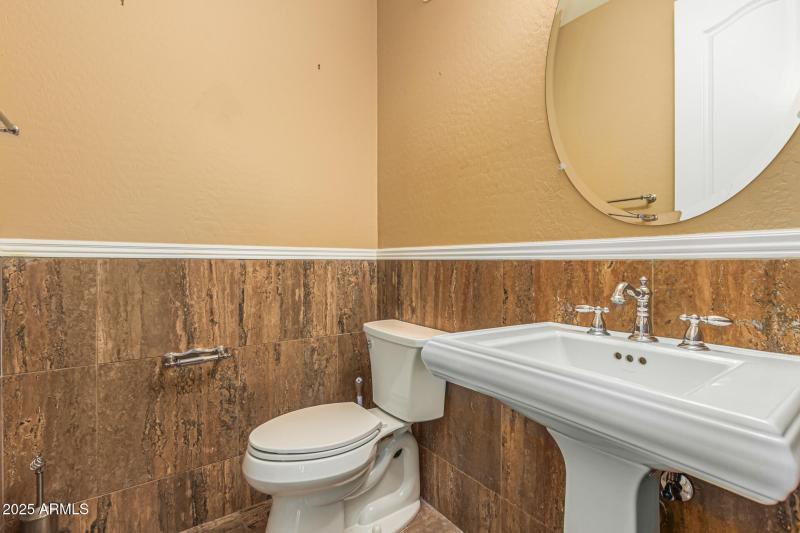 Half bath on 2nd level