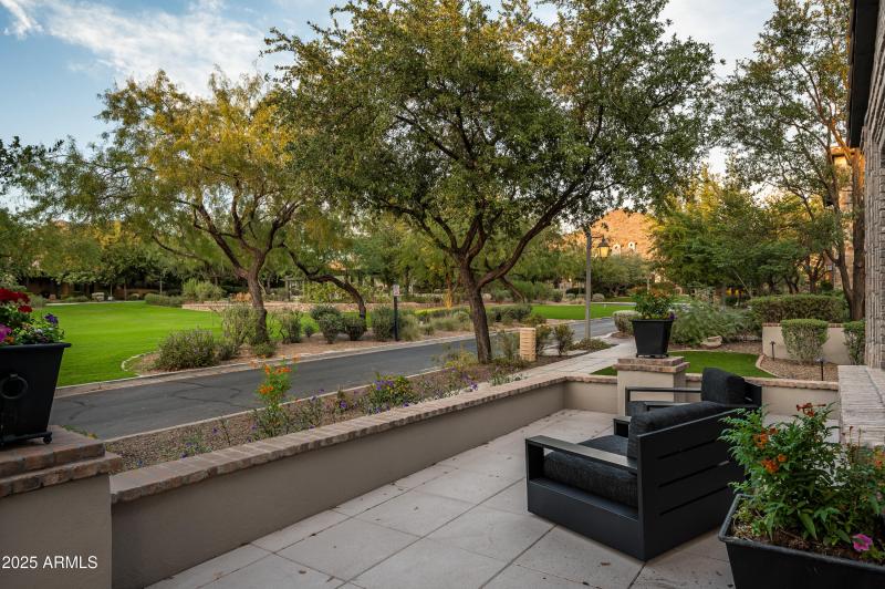 Front Patio and Park