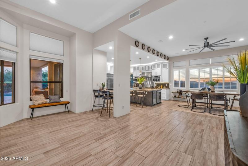 GREAT ROOM TO DINING ROOM