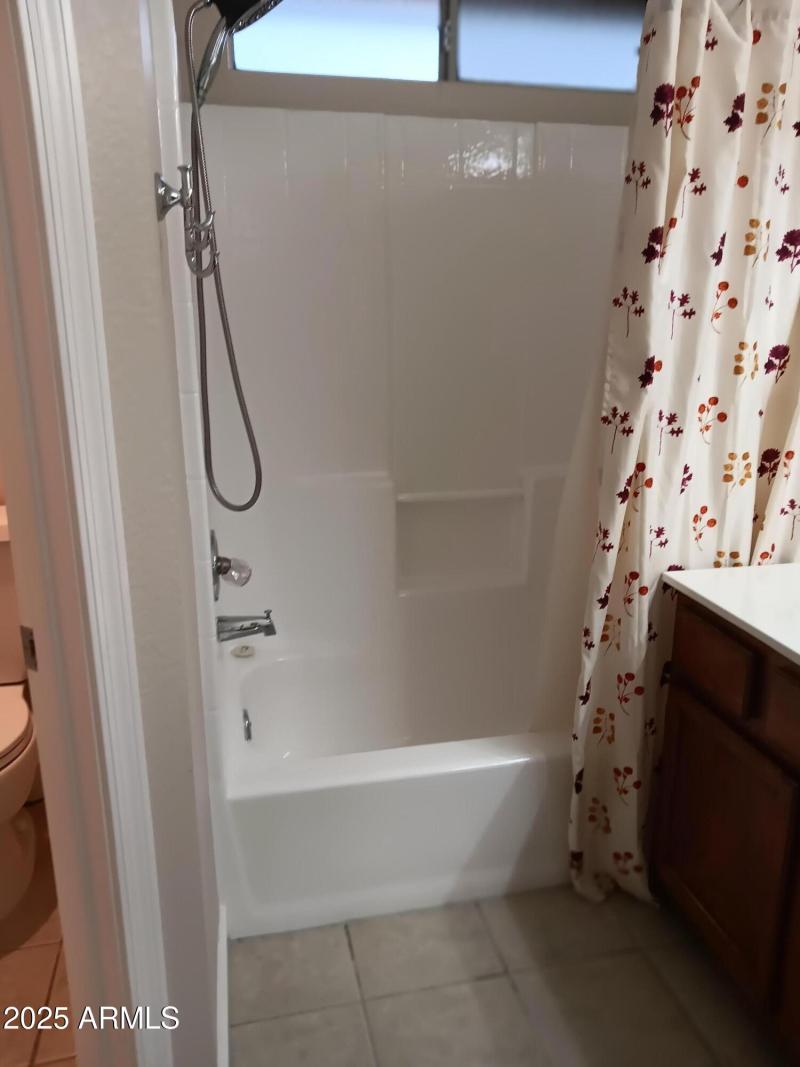 Main bath shower over tub