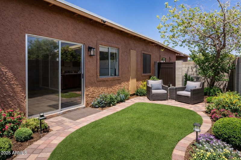 Virtually Staged Patio