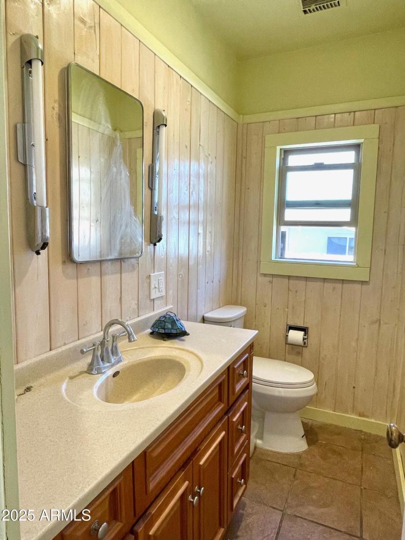 Half bath attached to bedroom