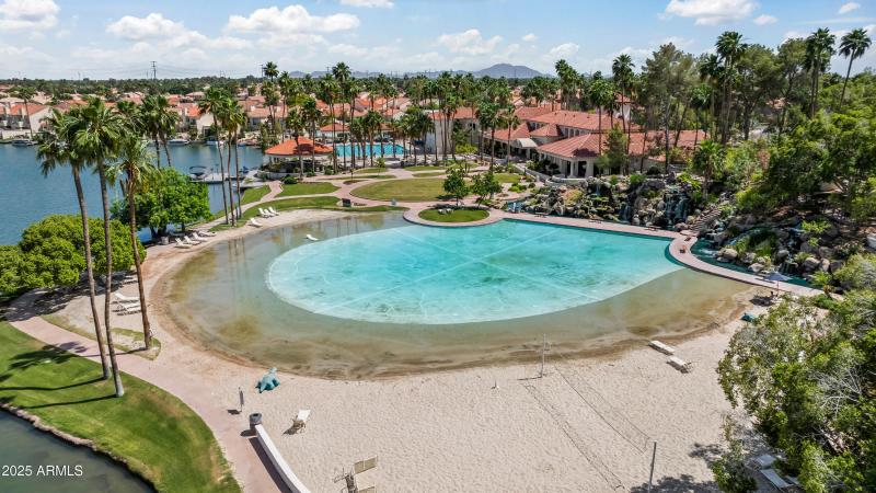 Sand Lagoon Pool VVL Drone