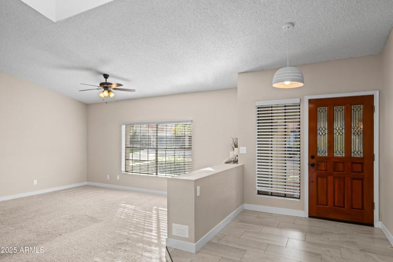 Neutral Tile and Carpet