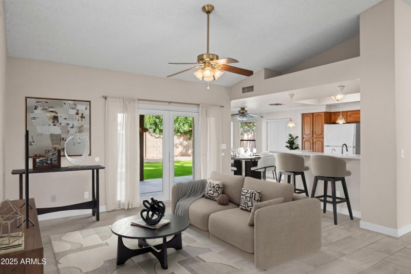 Virtual Staging Bonus-Dining to Kitchen