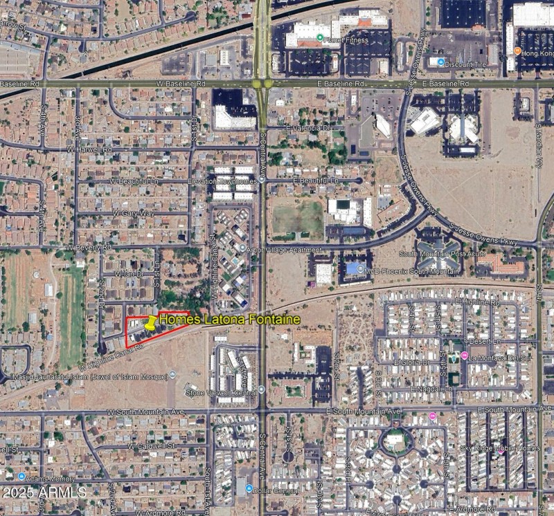 11 homes aerial