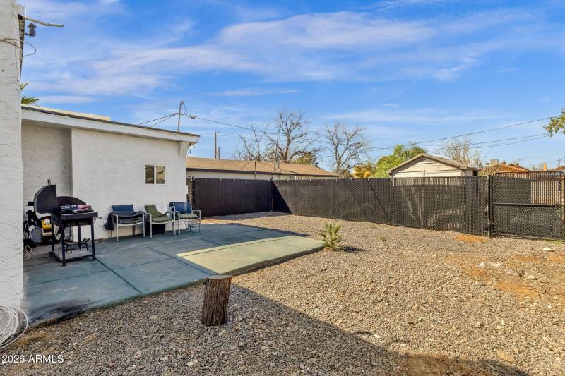 A Back Patio