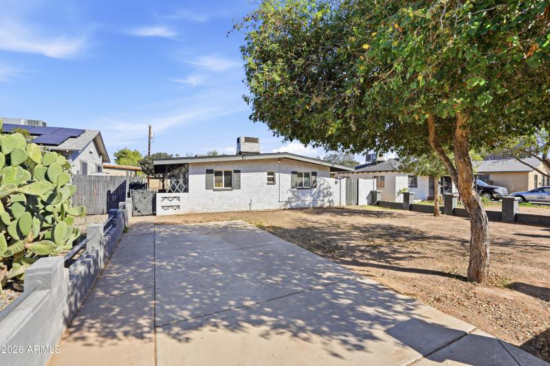Front side driveway