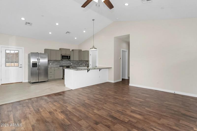 Living Room Looking Toward Kitchen