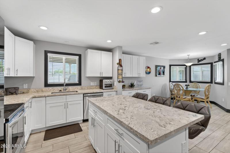 Kitchen & Dining Area View