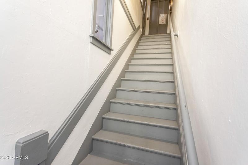 Stairs to AirBnB
