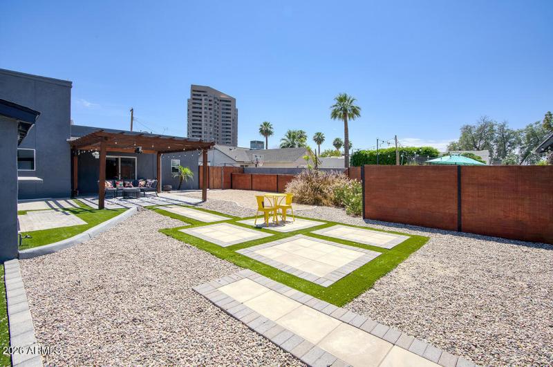 Rear yard
