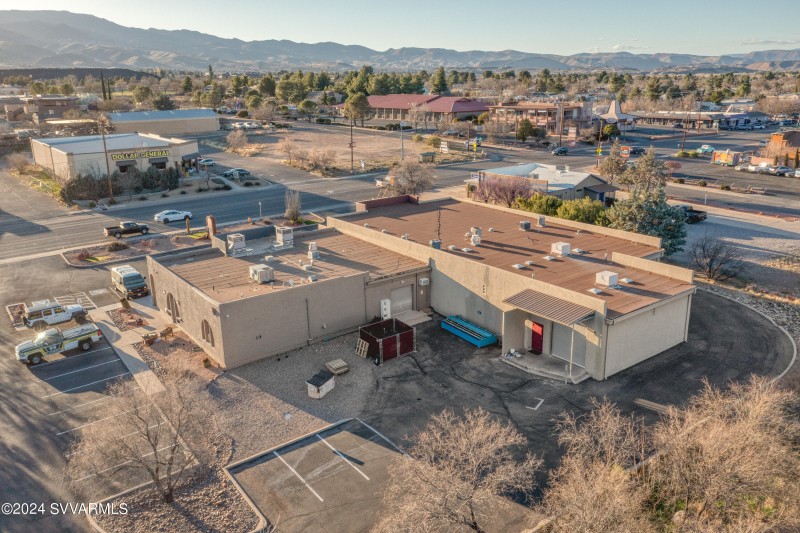 Aerial view from SE