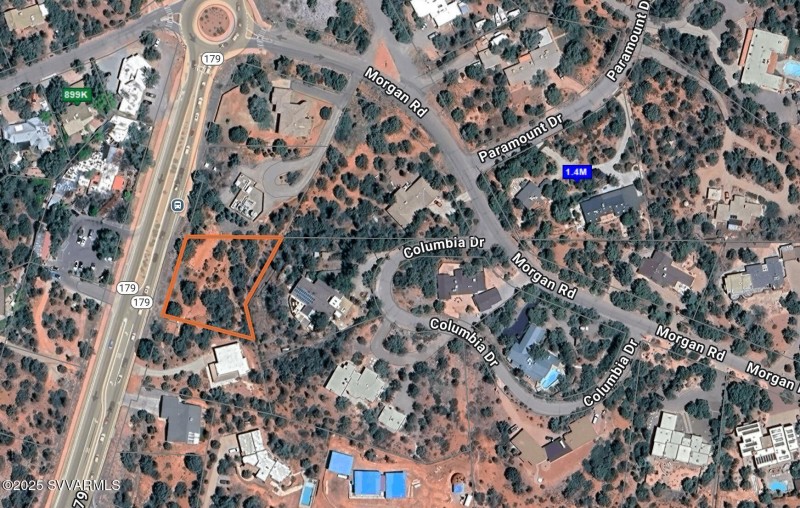 County Record Map- Lot Lines Estimated