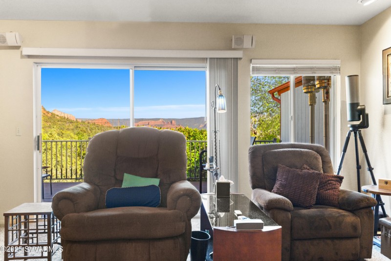 Living Room with Red Rock Views