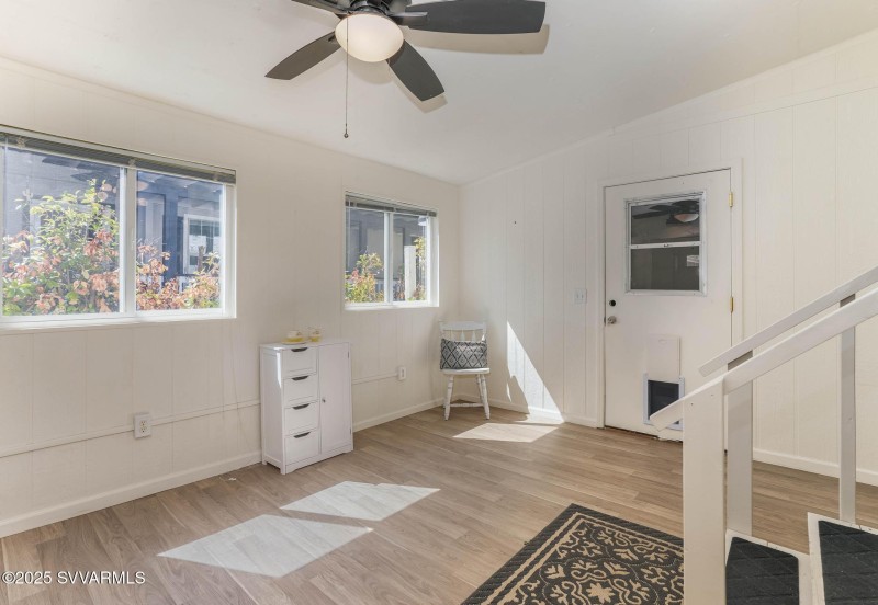 Sunroom off the dining room