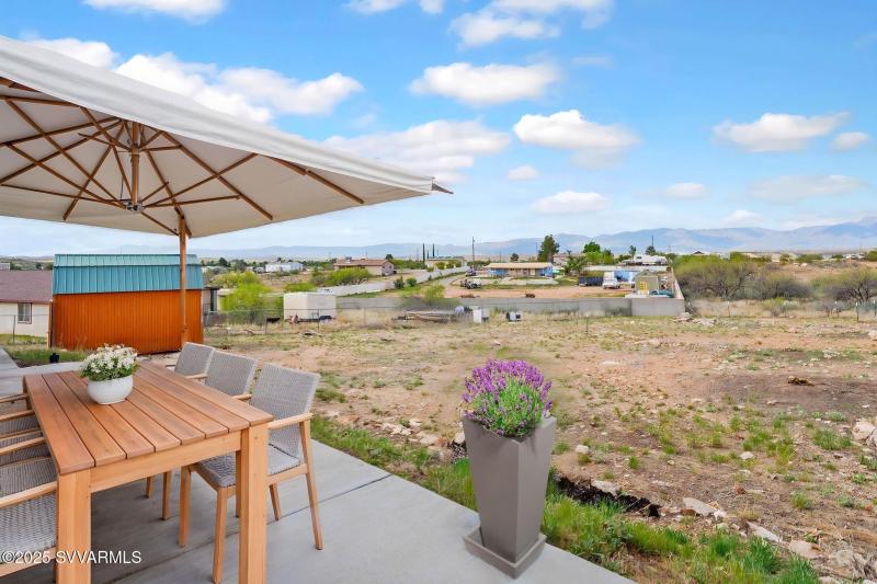 Back Patio Virtually Staged