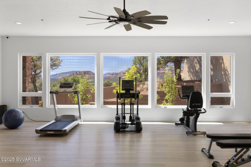 Workout Room with the View