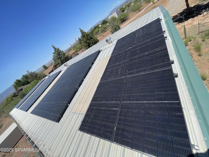 solar panels on shop building