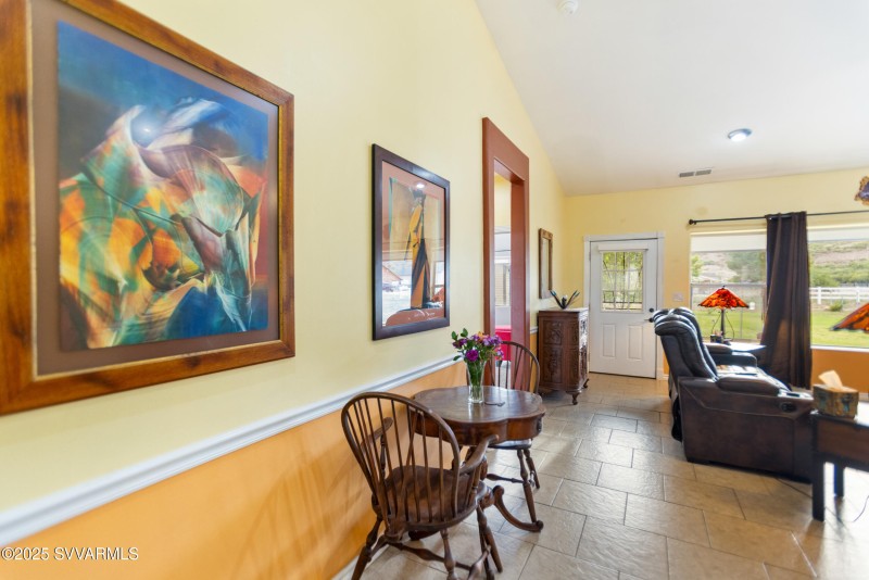 Foyer to living area